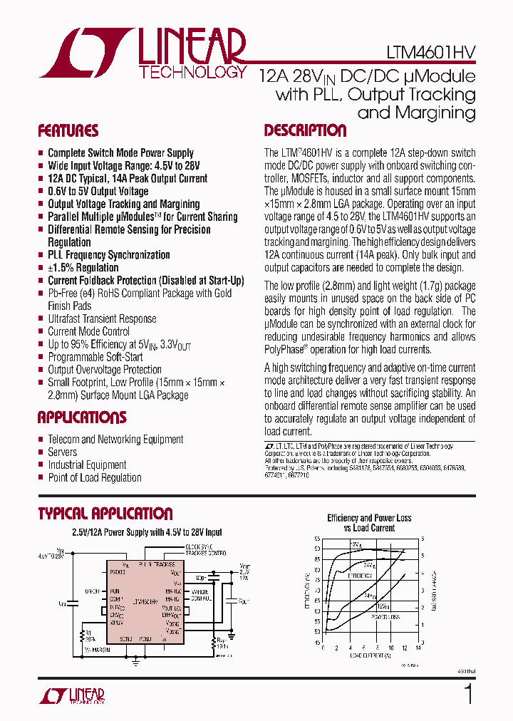 LTM4601HVIV-PBF_885092.PDF Datasheet