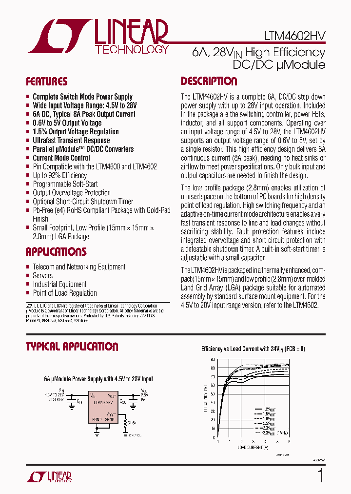 LTM4602HVIV-PBF_885094.PDF Datasheet