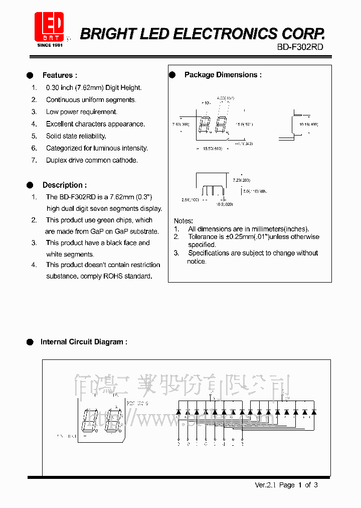 BD-F302RD_886728.PDF Datasheet