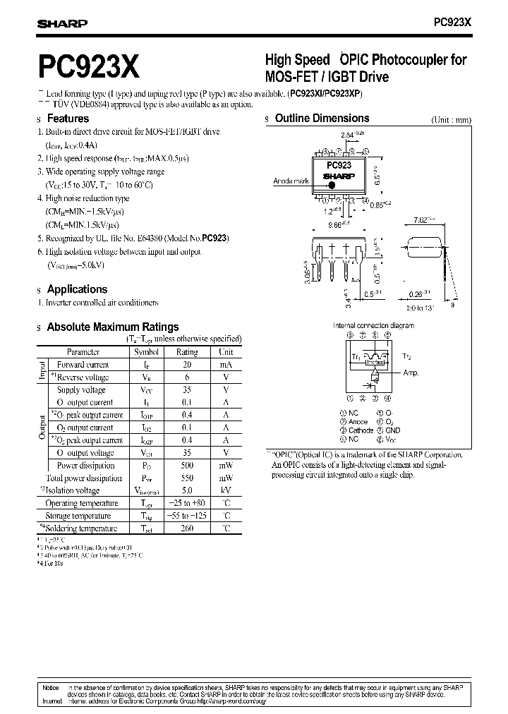 PC923X_499229.PDF Datasheet