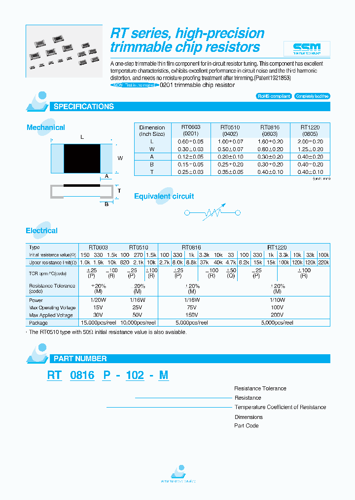 RT0603R-821-M_499517.PDF Datasheet