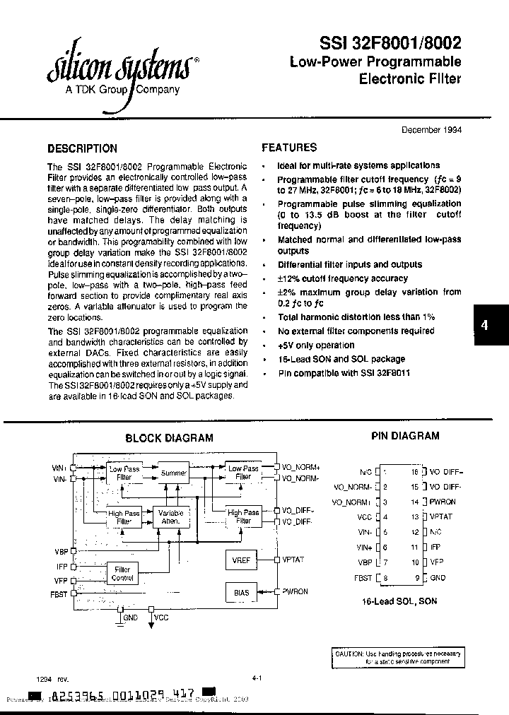 SSI32F8002-CL_499459.PDF Datasheet