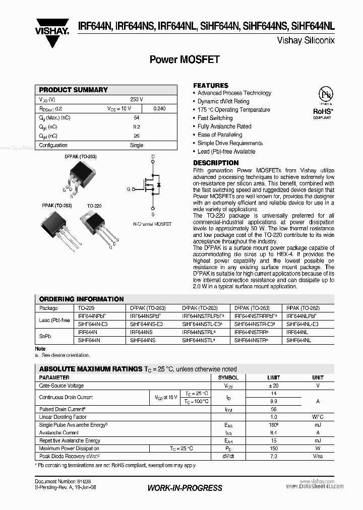 SIHF644N_465748.PDF Datasheet