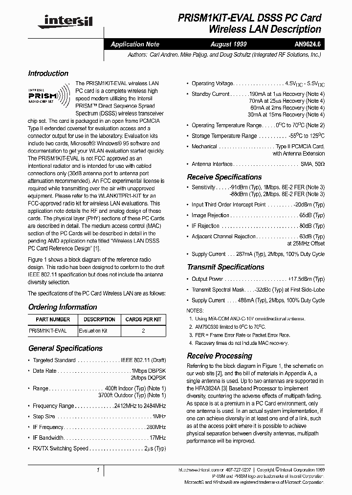 PRISM1KIT-EVAL_500908.PDF Datasheet