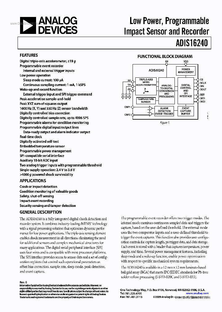 ADIS16240_466513.PDF Datasheet