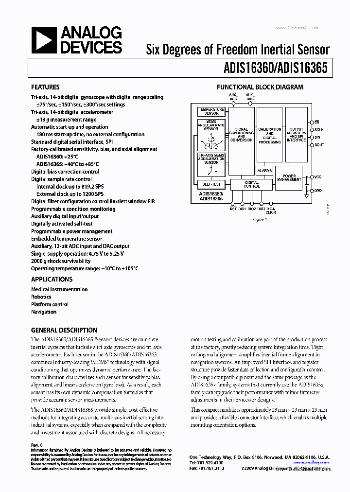 ADIS16360_466521.PDF Datasheet