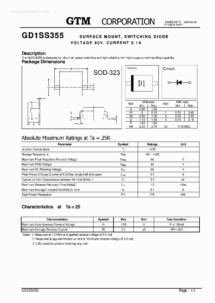 GD1SS355_468535.PDF Datasheet