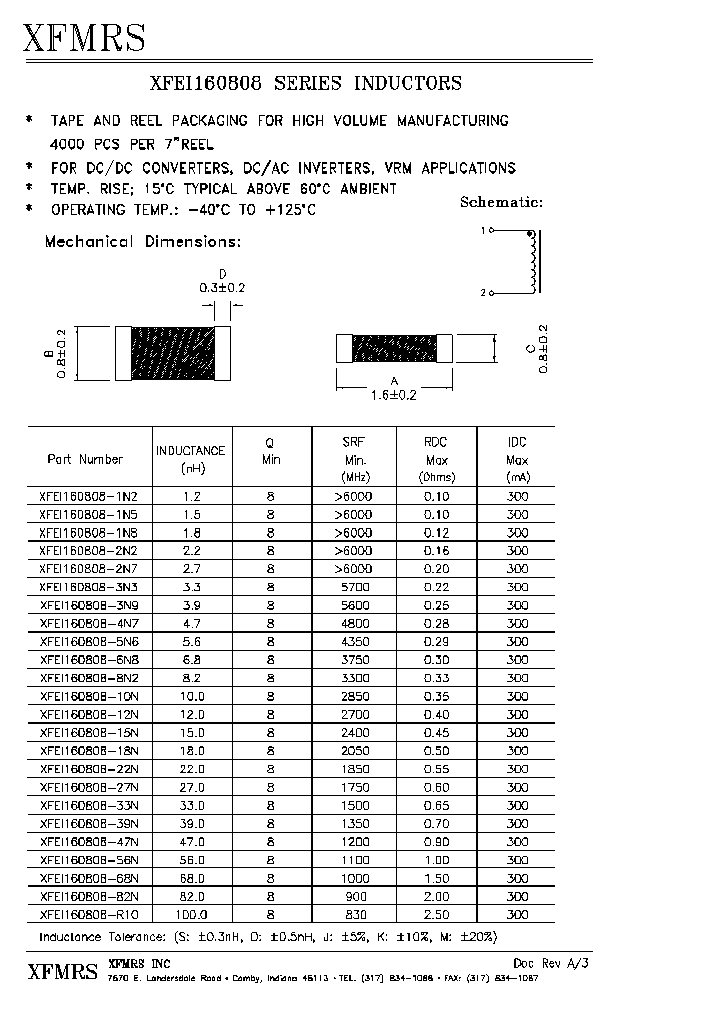 XFEI160808-R10_894604.PDF Datasheet