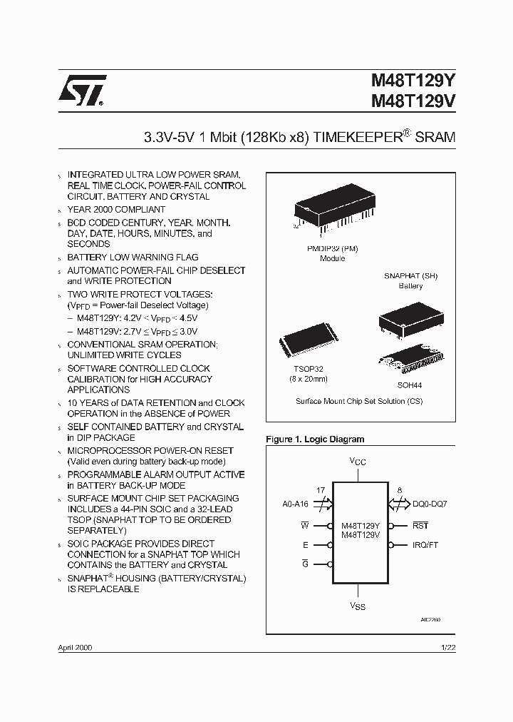 M48T129_469046.PDF Datasheet