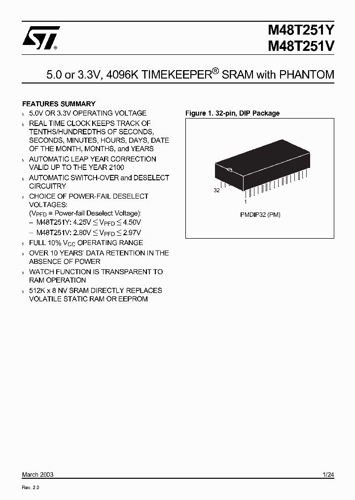 M48T251V_469059.PDF Datasheet