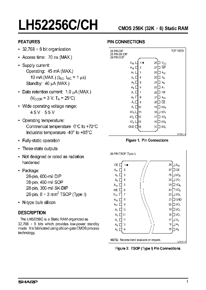 LH52256CD-70LL_504736.PDF Datasheet