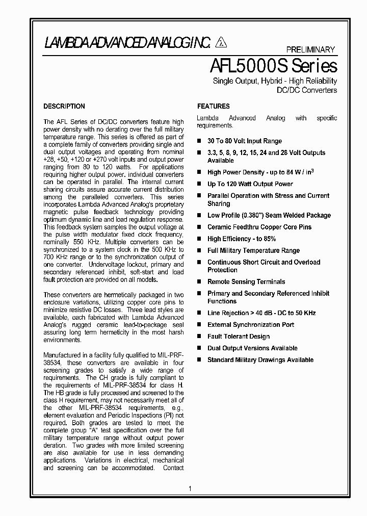 AFL50033SXCH_507093.PDF Datasheet