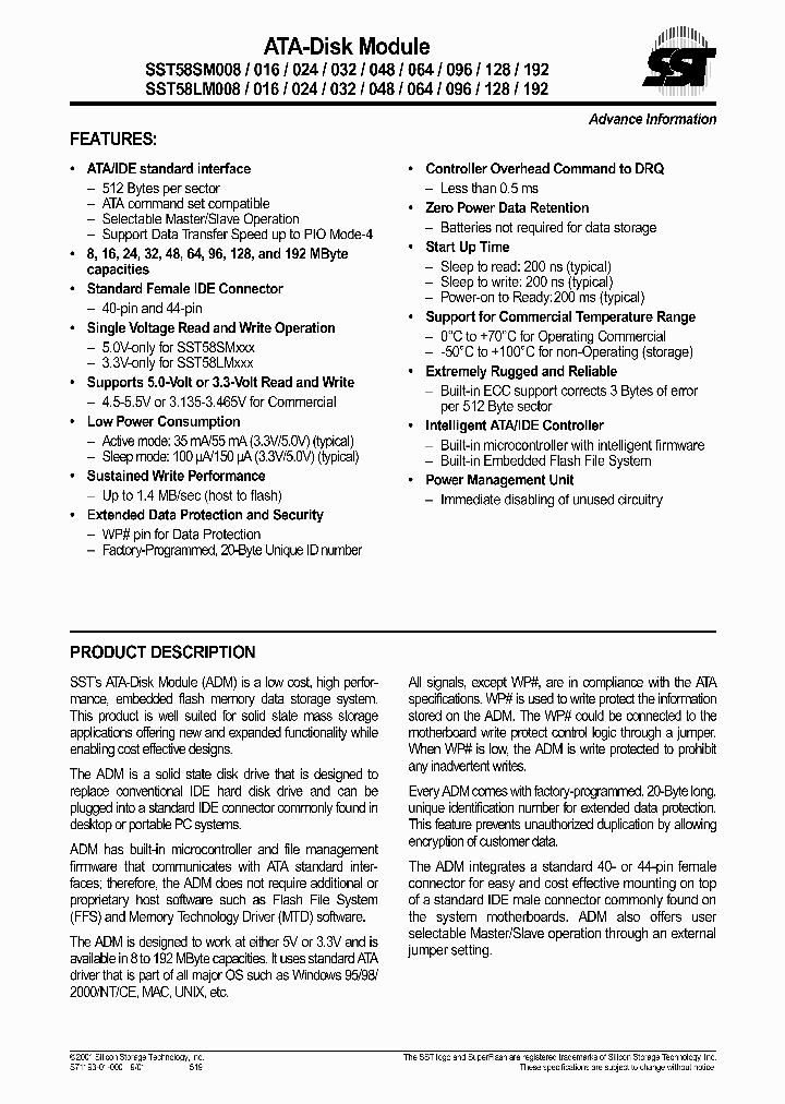 SST58LM024-70-C-FRJ_507350.PDF Datasheet