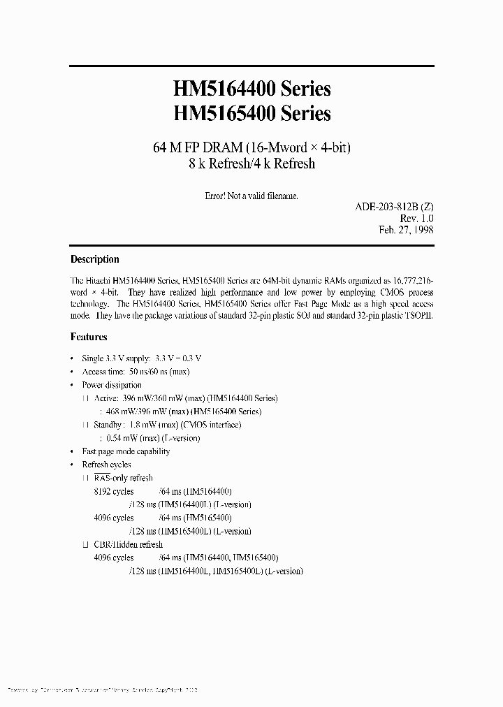 HM5164400LJ-5_507567.PDF Datasheet