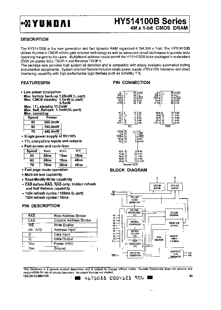 HY514100BLJ-50_507603.PDF Datasheet