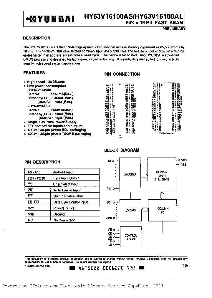 HY63V16100ALJ-25_507459.PDF Datasheet