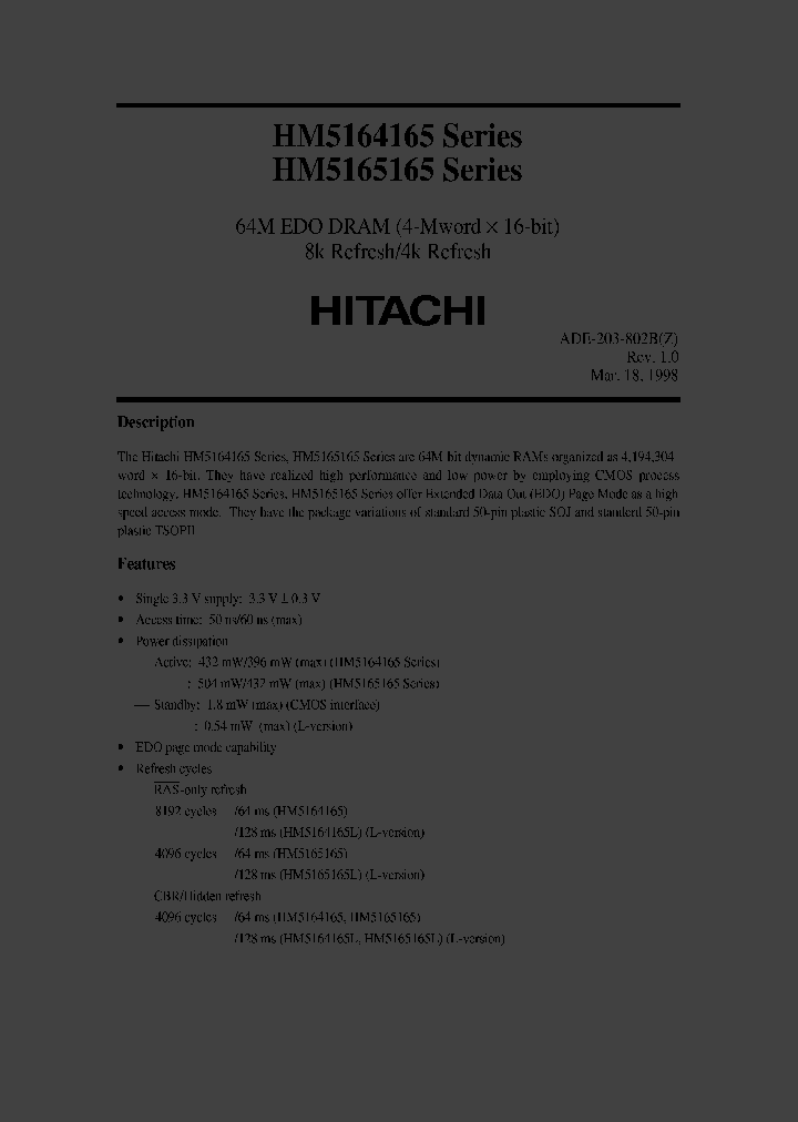 HM5164165LJ-5_507566.PDF Datasheet