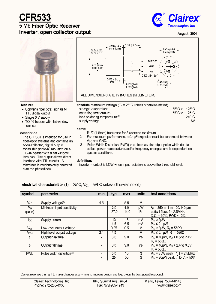 CFR533_559413.PDF Datasheet
