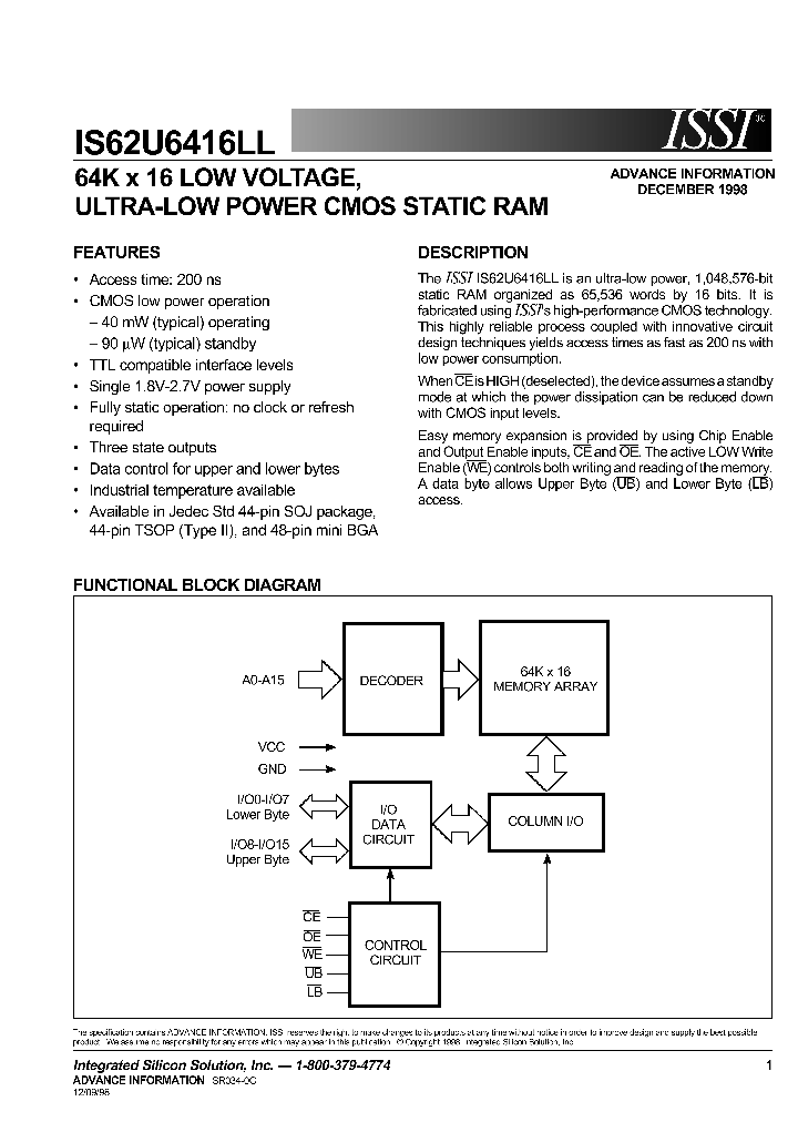 IS62U6416LL-20B_509916.PDF Datasheet
