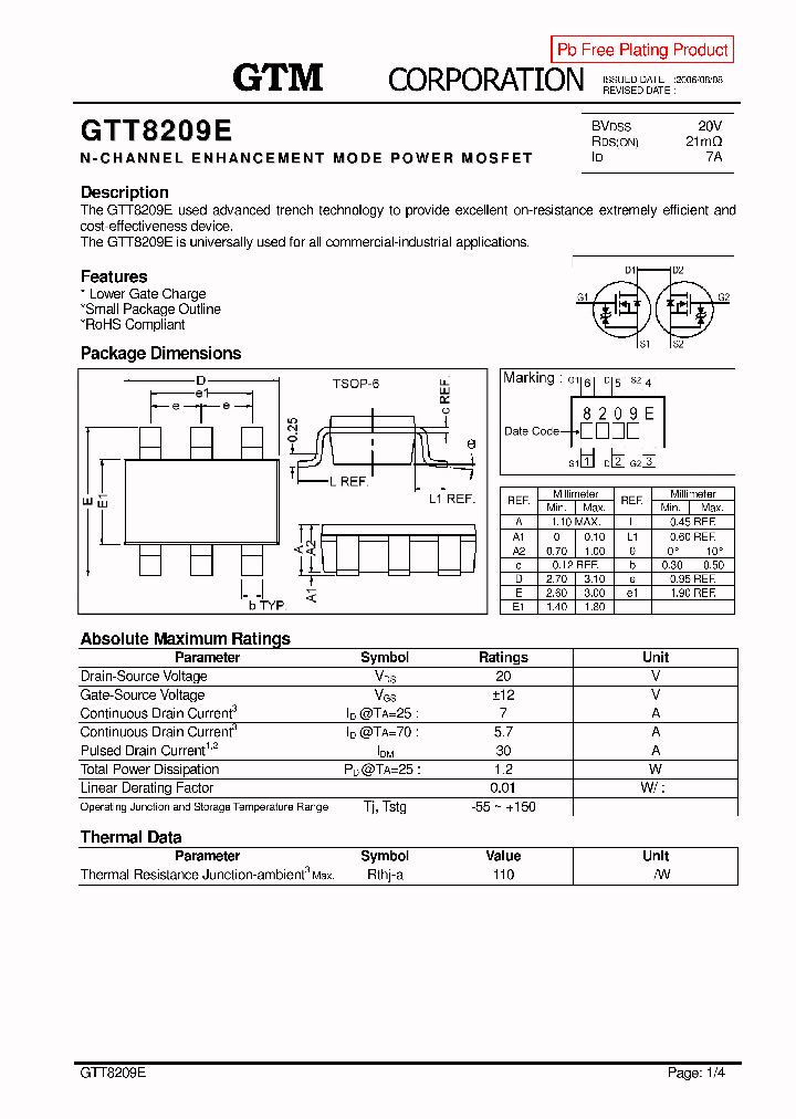 GTT8209E_899644.PDF Datasheet