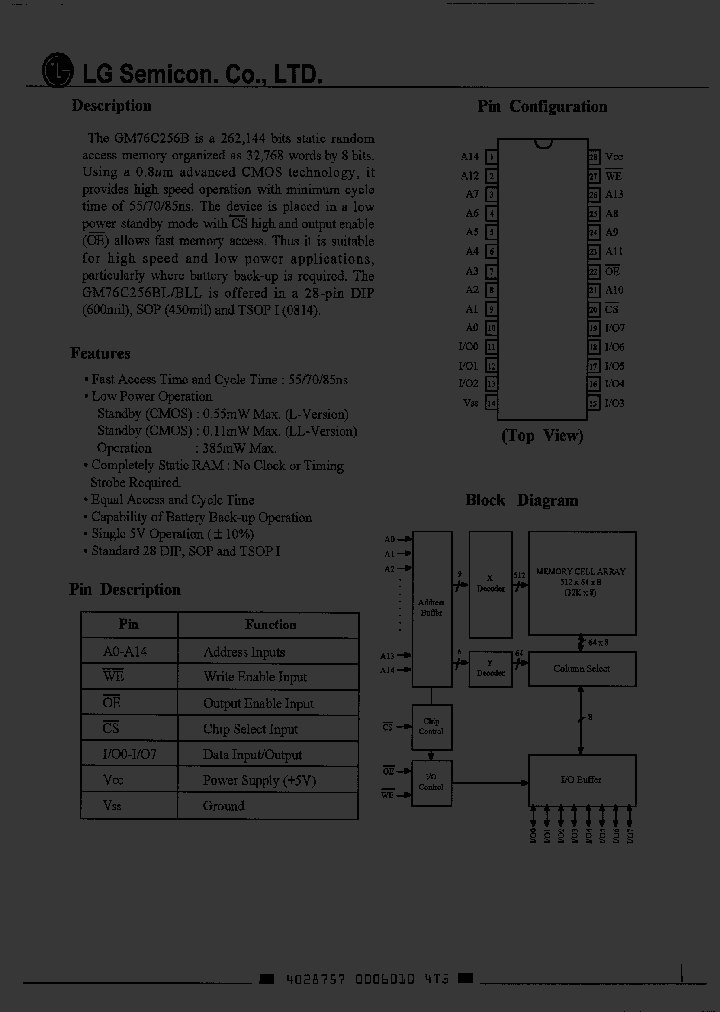 GM76C256BLL-55_510100.PDF Datasheet