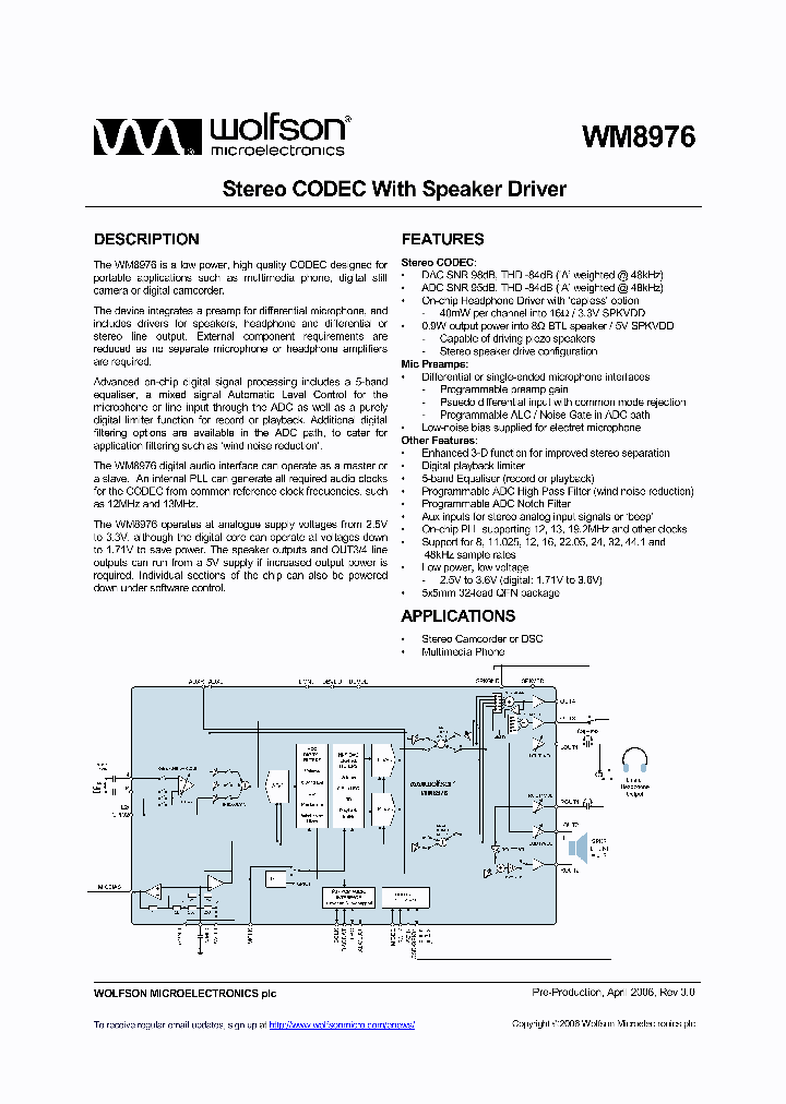 WM8976GEFLRV_901276.PDF Datasheet