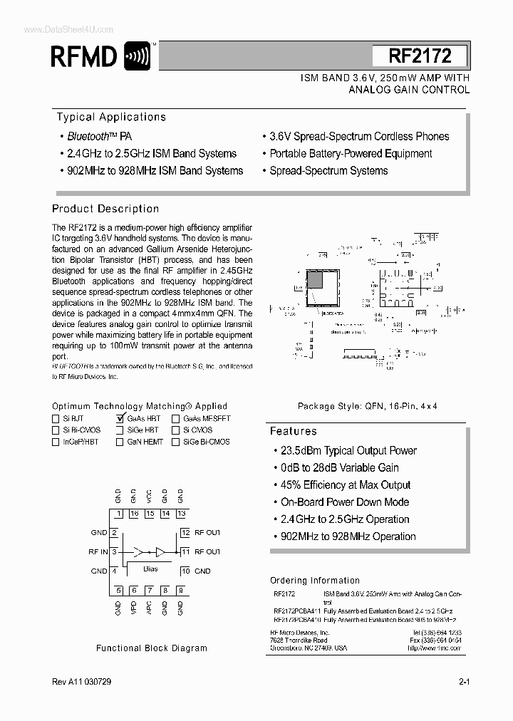 RF2172PCBA-L_471622.PDF Datasheet