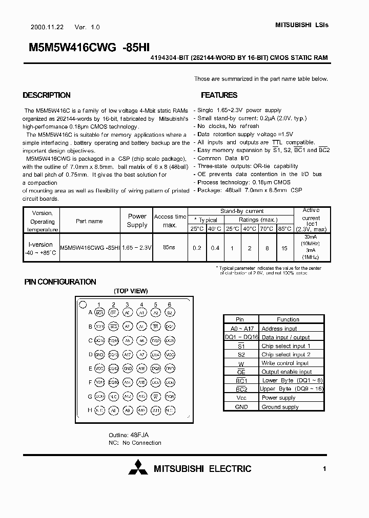 M5M5W416CWG-85HI_904617.PDF Datasheet