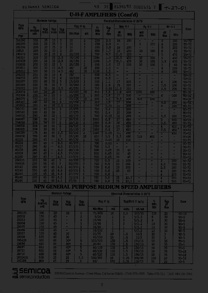 2N3292_519700.PDF Datasheet