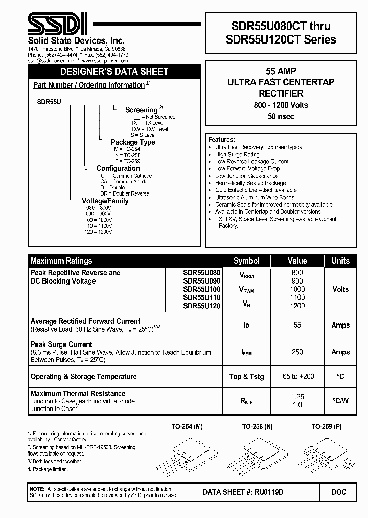 SDR55U090_907801.PDF Datasheet
