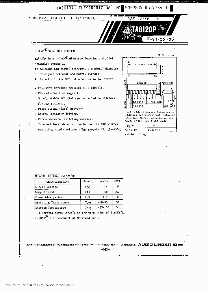 TA8120P_597181.PDF Datasheet