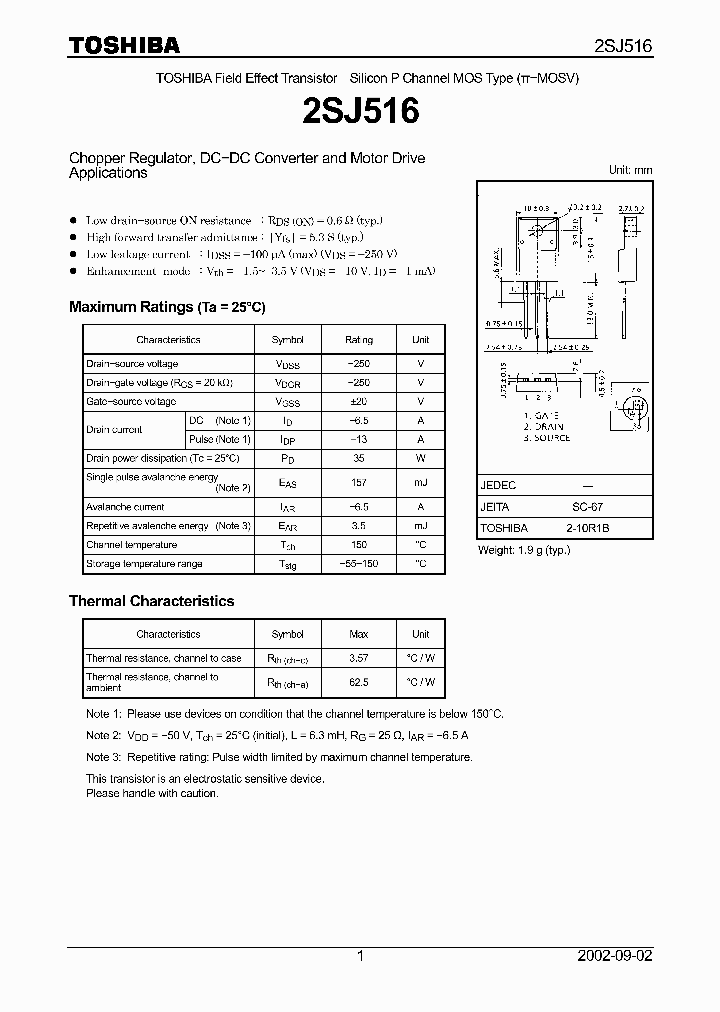 2SJ516_597334.PDF Datasheet