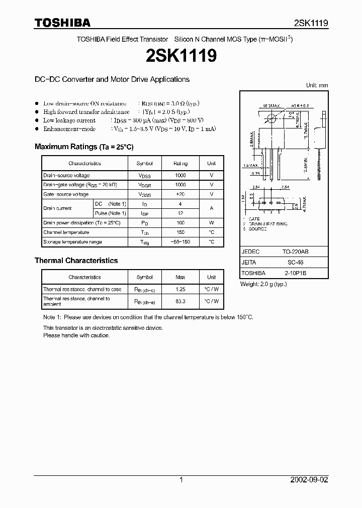 2SK1119_597335.PDF Datasheet