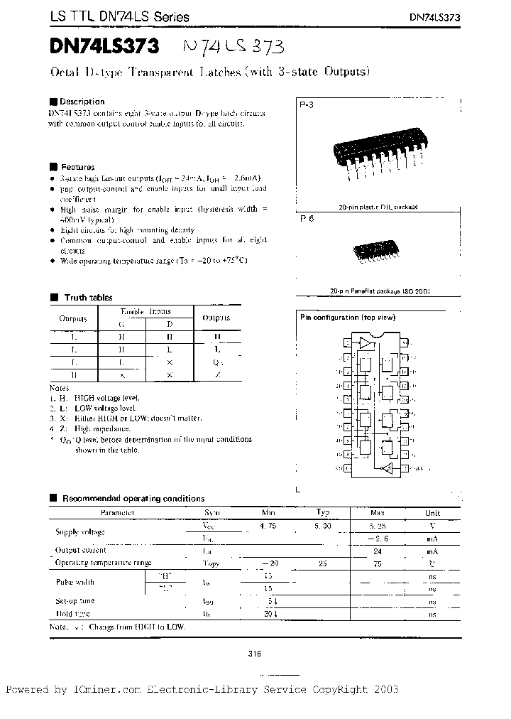DN74LS373_521633.PDF Datasheet