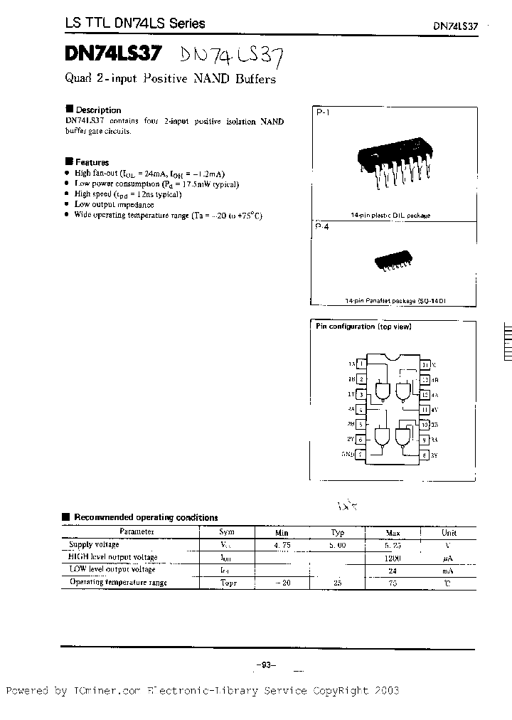 DN74LS37_521632.PDF Datasheet