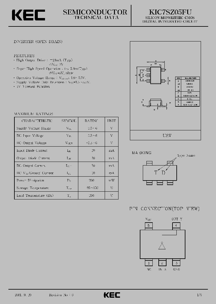 KIC7SZ05FU_598205.PDF Datasheet