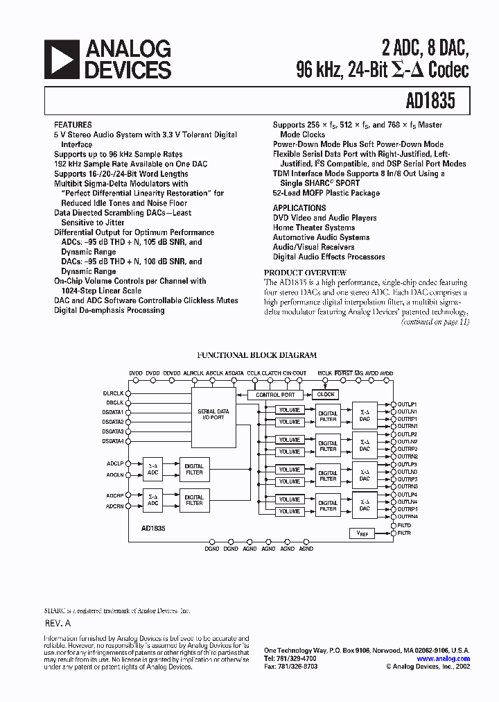 AD1835_600568.PDF Datasheet