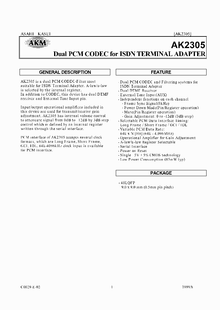 AK2305_604198.PDF Datasheet