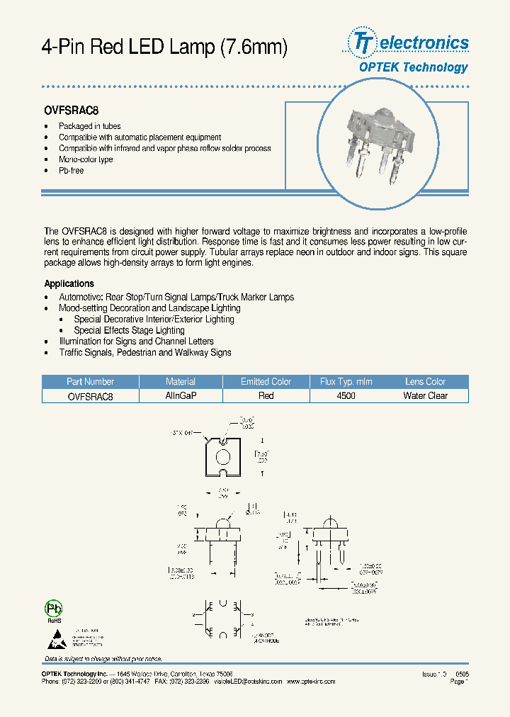 OVFSRAC8_911768.PDF Datasheet