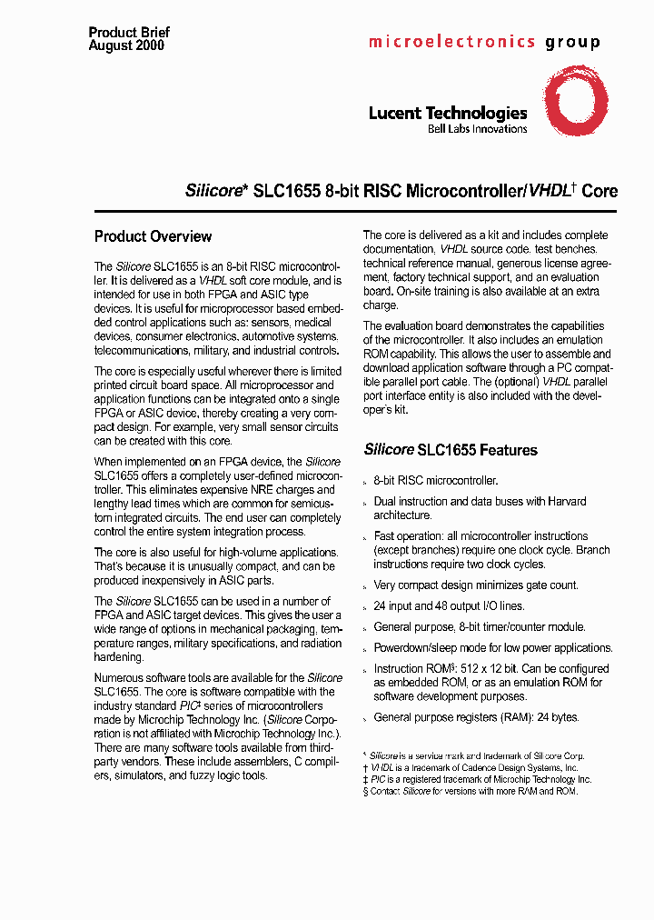 SLC1655_524012.PDF Datasheet