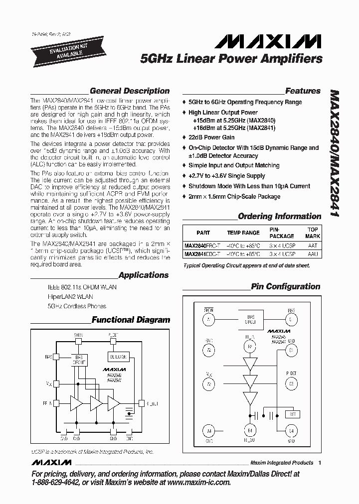 MAX2840-MAX2841_619299.PDF Datasheet