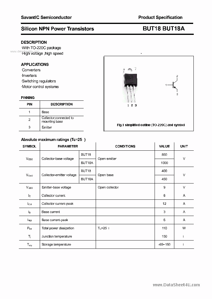 BUT18_483073.PDF Datasheet