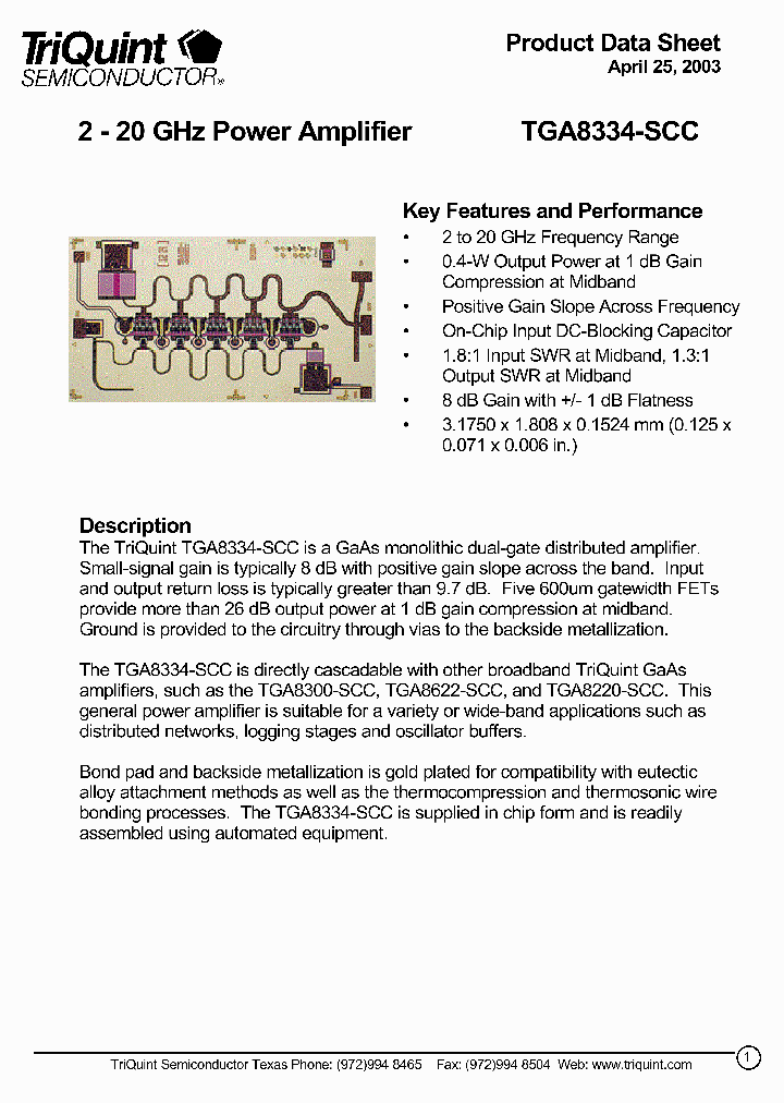 TGA8334-SCC_526451.PDF Datasheet