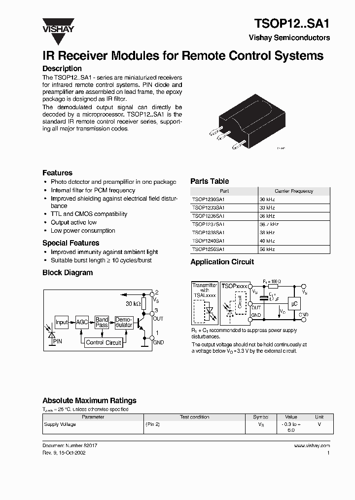 TSOP12SA1_621195.PDF Datasheet