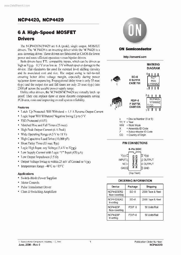 NCP4420_484315.PDF Datasheet