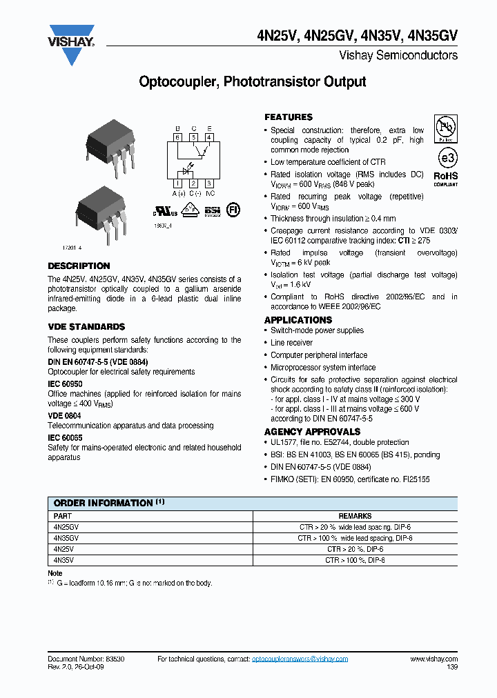 4N25GV_528507.PDF Datasheet
