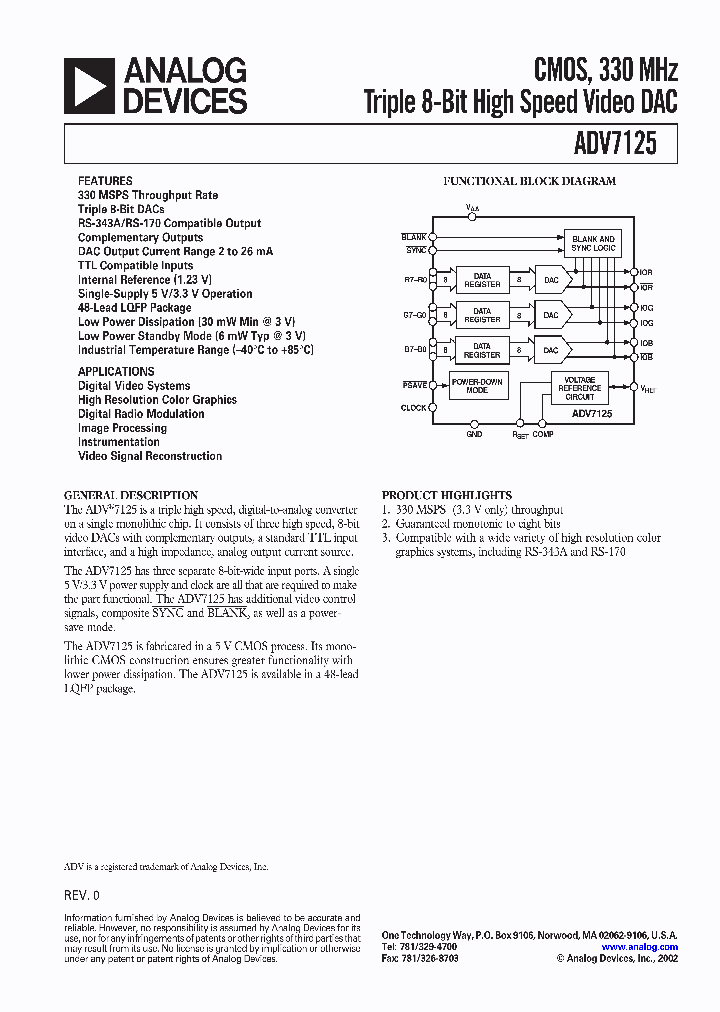 ADV7125_621639.PDF Datasheet