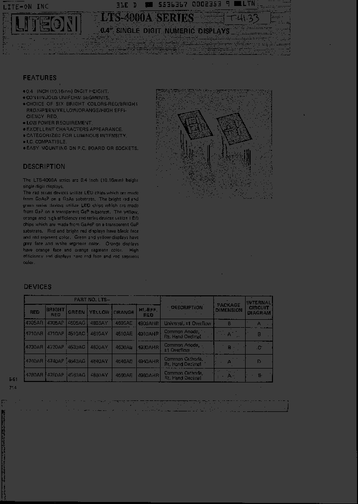 LTS4910AHR_528835.PDF Datasheet