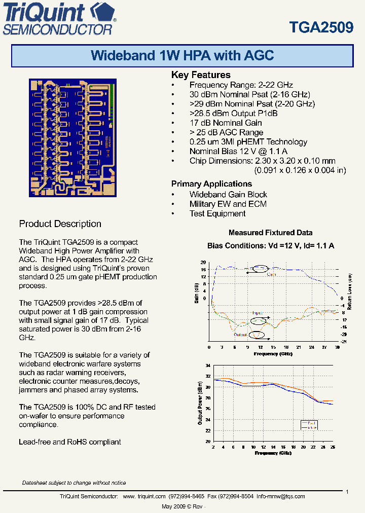 TGA2509_529175.PDF Datasheet