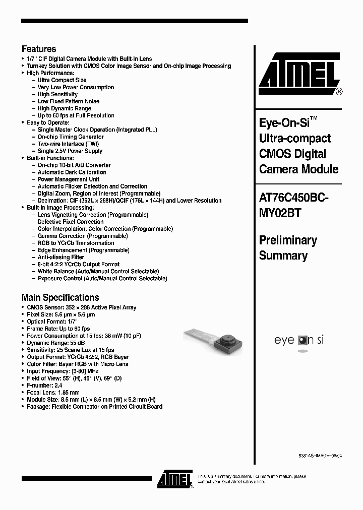 AT76C450BC-MY02BT_622584.PDF Datasheet